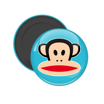 Monkey, Μαγνητάκι ψυγείου στρογγυλό διάστασης 5cm