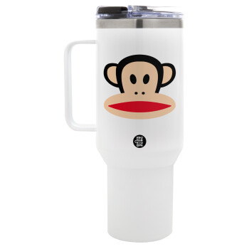 Monkey, Mega Tumbler με καπάκι, διπλού τοιχώματος (θερμό) 1,2L