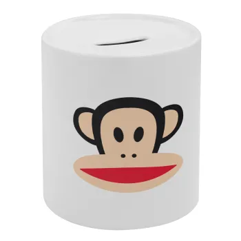 Monkey, Κουμπαράς πορσελάνης με τάπα