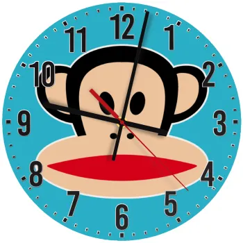 Monkey, Ρολόι τοίχου ξύλινο (30cm)