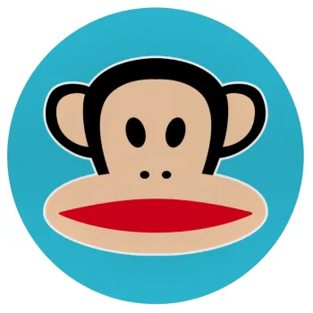 Monkey, Mousepad Στρογγυλό 20cm