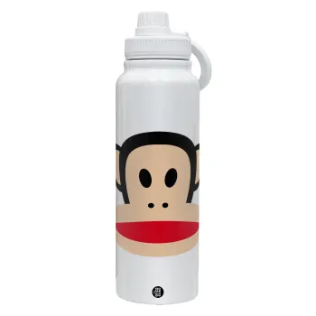 Monkey, Θερμός 1L Ανοξείδωτο με Βάση Κινητού & Διπλά Τοιχώματα