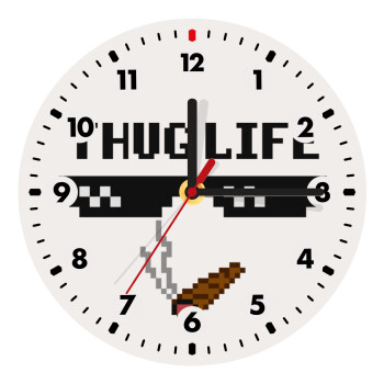thug life, Wooden wall clock (20cm)