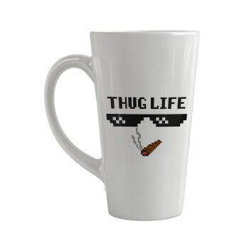 thug life, Κούπα κωνική Latte Μεγάλη, κεραμική, 450ml