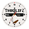 Wooden wall clock (20cm)