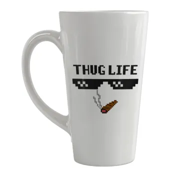 thug life, Κούπα κωνική Latte Μεγάλη, κεραμική, 450ml