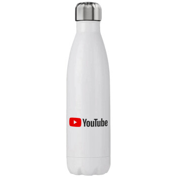 Youtube, Stainless steel, double-walled, 750ml
