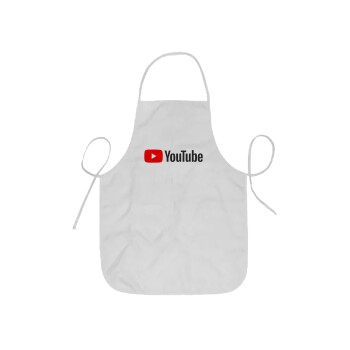 Youtube, Ποδιά Σεφ ολόσωμη κοντή  Παιδική (44x62cm)