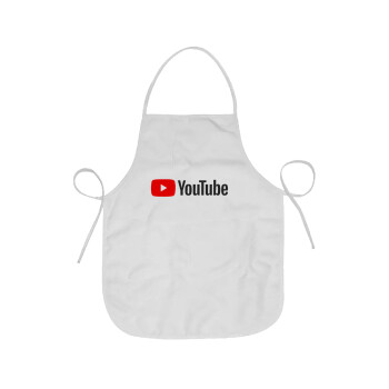Youtube, Ποδιά Σεφ Ολόσωμη κοντή Ενηλίκων (63x75cm)