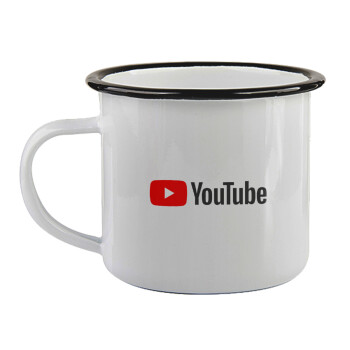 Youtube, Κούπα εμαγιέ με μαύρο χείλος 360ml