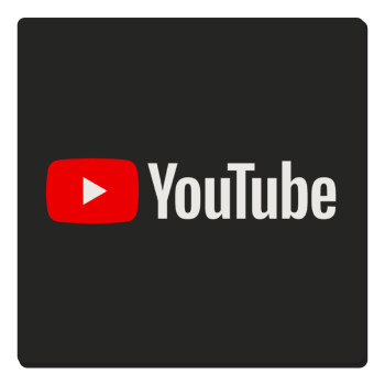 Youtube, Τετράγωνο μαγνητάκι ξύλινο 6x6cm