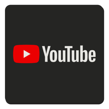 Youtube, Τετράγωνο μαγνητάκι ξύλινο 9x9cm