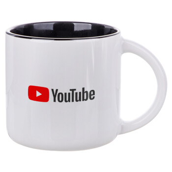Youtube, Κούπα κεραμική 400ml Λευκή/Μαύρη