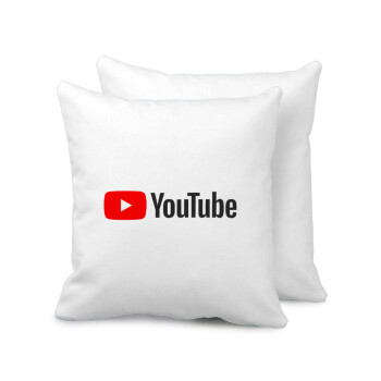 Youtube, Μαξιλάρι καναπέ 40x40cm περιέχεται το  γέμισμα