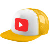 Καπέλο Ενηλίκων Soft Trucker με Δίχτυ Κίτρινο/White (POLYESTER, ΕΝΗΛΙΚΩΝ, UNISEX, ONE SIZE)