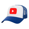 Καπέλο Ενηλίκων Structured Trucker, με Δίχτυ, ΛΕΥΚΟ/ΜΠΛΕ (100% ΒΑΜΒΑΚΕΡΟ, ΕΝΗΛΙΚΩΝ, UNISEX, ONE SIZE)