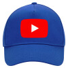 Ultimate Adult Hat BLUE, (100% COTTON DRILL, ADULT, UNISEX, ONE SIZE)