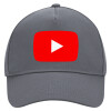 Ultimate Adult Hat Grey, (100% COTTON DRILL, ADULT, UNISEX, ONE SIZE)