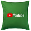 Sofa cushion Green 50x50cm includes filling