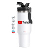 Mega Stainless steel Tumbler with lid, double wall 1,2L