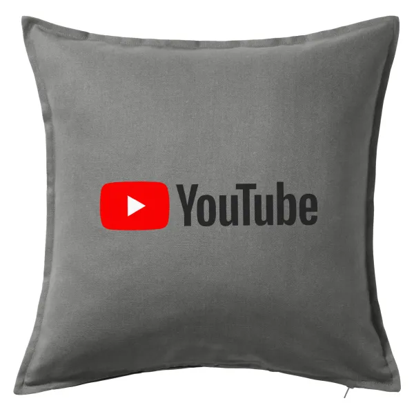 Youtube — Sofa cushion Grey 50x50cm includes filling