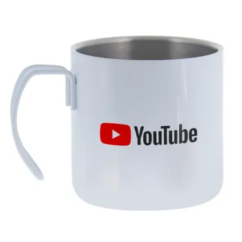Youtube — Κούπα Ανοξείδωτη διπλού τοιχώματος 400ml