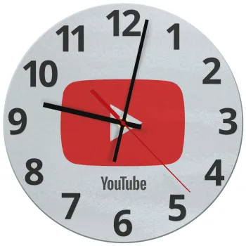 Youtube, Ρολόι τοίχου γυάλινο (30cm)
