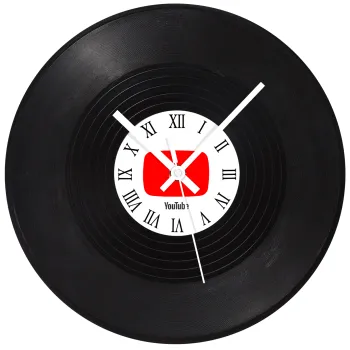 Youtube, Ρολόι τοίχου Βινύλιο (30cm)
