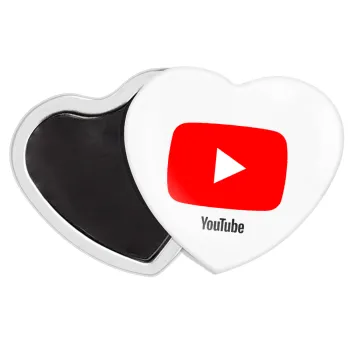 Youtube, Μαγνητάκι καρδιά (57x52mm)