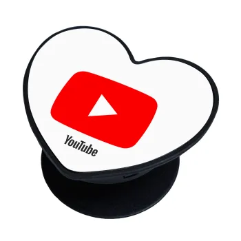 Youtube, Phone Holders Stand  καρδιά Μαύρο Βάση Στήριξης Κινητού στο Χέρι