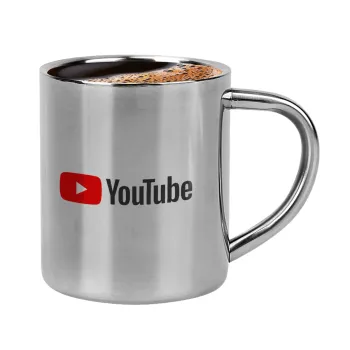 Youtube, Double-wall metal cup for espresso (220ml)
