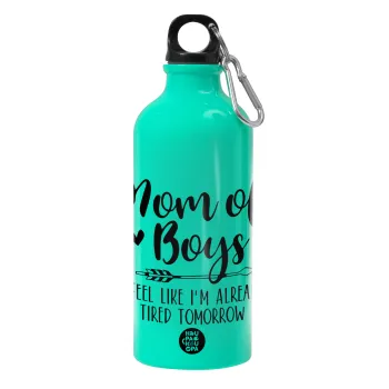 Mom of boys i feel like im already tired tomorrow, Water bottle 600ml