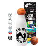 Bascetball Metal mug thermos, double wall, 550ml
