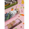 Easter Set, SS Metallic water bottle (620ml, stainless steel) & scented flat Easter candle (30cm) (PINK)