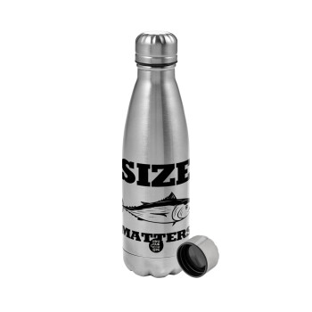 Size matters, Μεταλλικό παγούρι νερού, ανοξείδωτο ατσάλι, 750ml