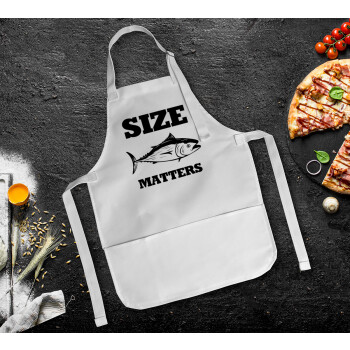 Size matters, Ποδιά Σεφ Ολόσωμη Παιδική (με ρυθμιστικά και 2 τσέπες)