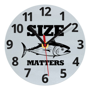 Size matters, Ρολόι τοίχου γυάλινο (20cm)