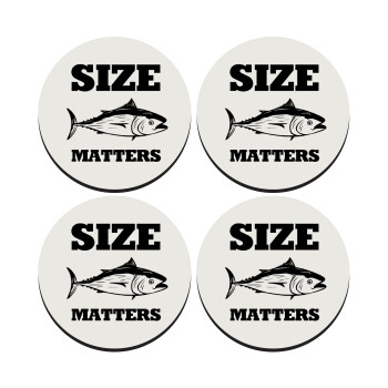 Size matters, ΣΕΤ 4 Σουβέρ ξύλινα στρογγυλά (9cm)