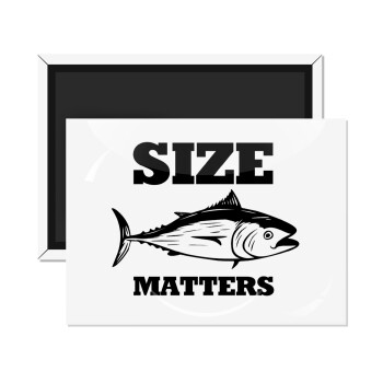 Size matters, Ορθογώνιο μαγνητάκι ψυγείου διάστασης 9x6cm