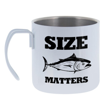 Size matters, Mug Stainless steel double wall 400ml