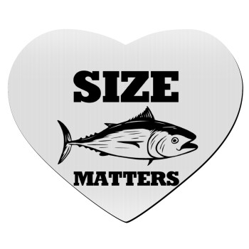 Size matters, Mousepad καρδιά 23x20cm