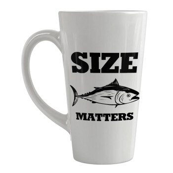 Size matters, Κούπα κωνική Latte Μεγάλη, κεραμική, 450ml