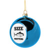 Στολίδι Χριστουγεννιάτικη μπάλα δένδρου Μπλε 8cm