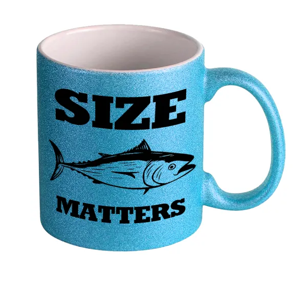 Size matters — Κούπα Σιέλ Glitter που γυαλίζει, κεραμική, 330ml