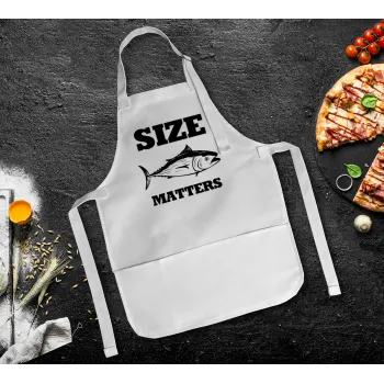 Size matters, Ποδιά Σεφ Ολόσωμη Παιδική (με ρυθμιστικά και 2 τσέπες)