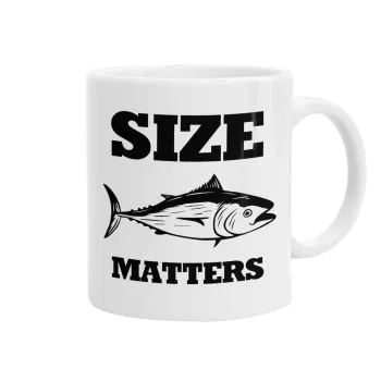 Size matters, Ceramic coffee mug, 330ml