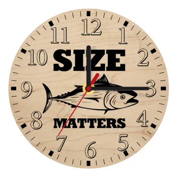 Size matters, Ρολόι τοίχου ξύλινο plywood (20cm)