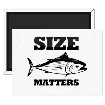 Size matters, Ορθογώνιο μαγνητάκι ψυγείου διάστασης 9x6cm
