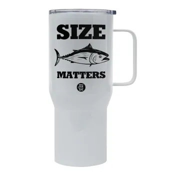 Size matters, Mega Stainless steel Tumbler with lid, double wall 750L