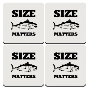 Size matters, ΣΕΤ 4 Σουβέρ ξύλινα τετράγωνα (9cm)